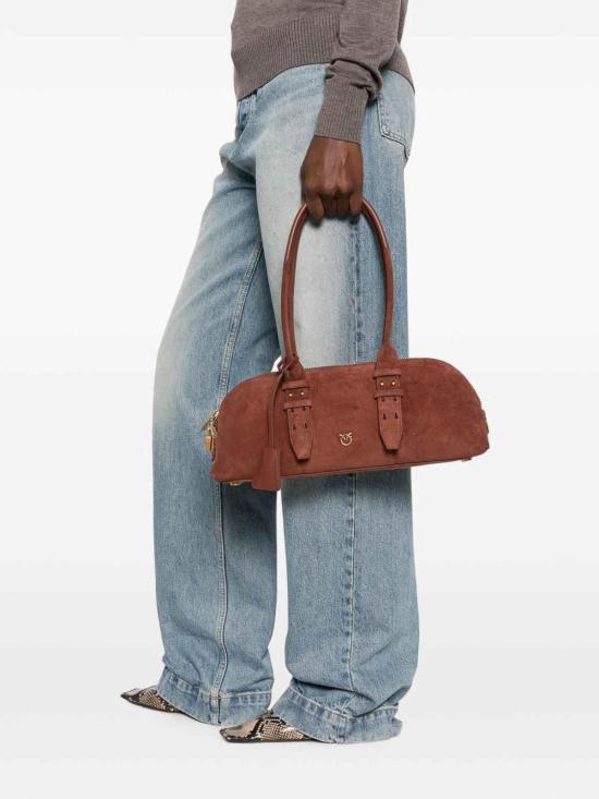 26FW 핑코 숄더백 106169A2JHL88Q BROWN - PINKO