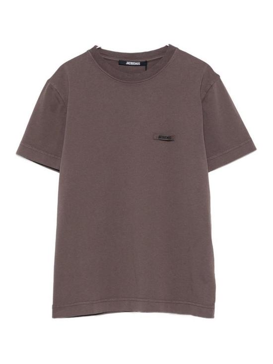 26FW 자크뮈스 그로그랭 로고 솟슬리브 티셔츠 TSW00550AJ00029850 BROWN