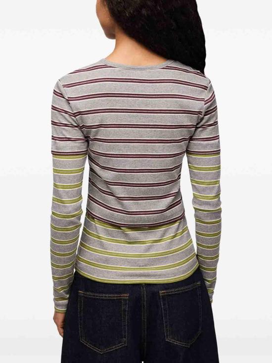 26FW 가니 반팔 티셔츠 A1040472431 DARK RED - GANNI