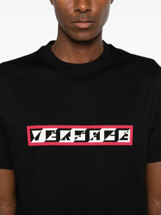26FW 베르사체 반팔 티셔츠 1A1924310269691B000 BLACK - VERSACE