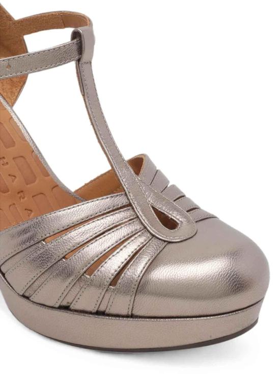 26FW 치에 미하라 샌들 UYELOIRON METALLIC - CHIE MIHARA