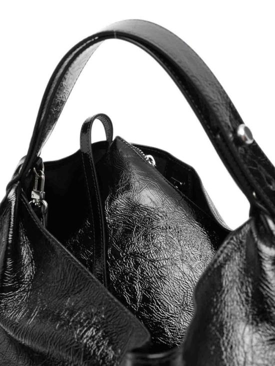 26FW 게라르디니 숄더백 GHB0309MEDIUMSHOULDERNAPLAKNERO BLACK - GHERARDINI