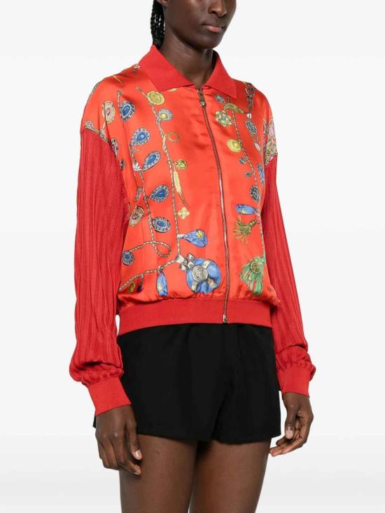 26FW 베르사체 터틀넥 1A1834410257815R860 RED - VERSACE