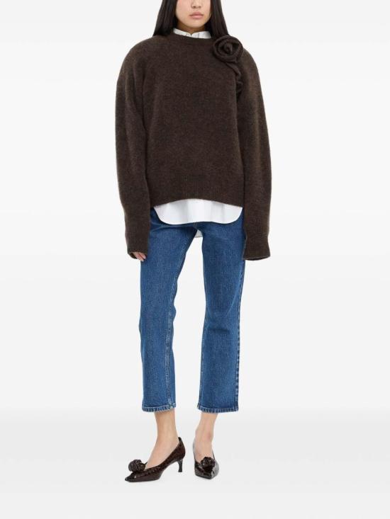 26FW 로테이트 바이 크리스텐슨 탑 11666116671667 BROWN - ROTATE BY BIRGERCHRISTENSEN