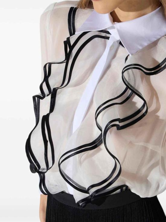 26FW 엘리자베타프랜치 미디 스커트 AB02267E2309 WHITE - ELISABETTA FRANCHI
