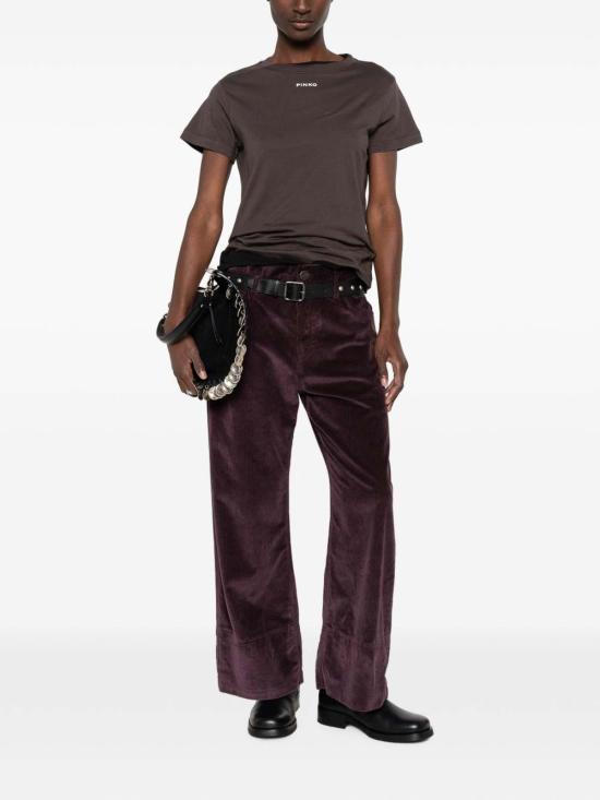 26FW 핑코 팬츠 107418A3HFRR7 DARK RED - PINKO