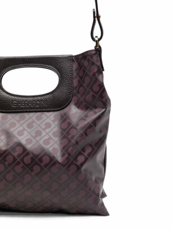 26FW 게라르디니 토트백 GHB0227DOPPIAPIATTINAMINIBORDEAUX PURPLE - GHERARDINI