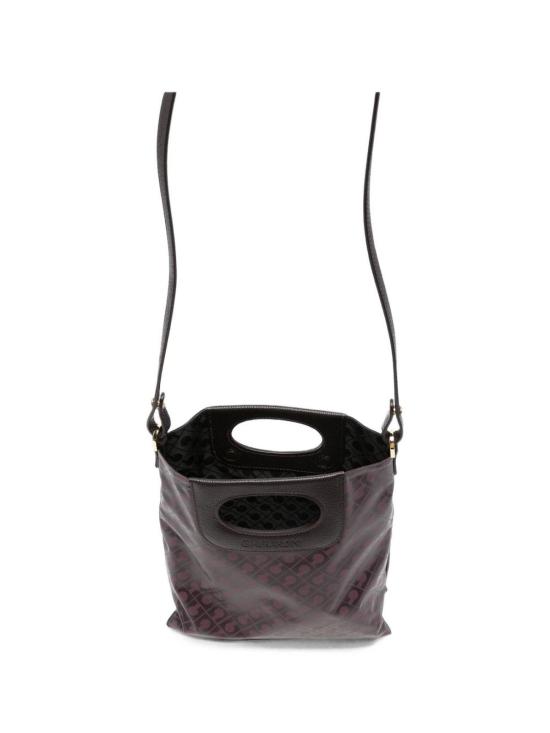 26FW 게라르디니 토트백 GHB0227DOPPIAPIATTINAMINIBORDEAUX PURPLE - GHERARDINI