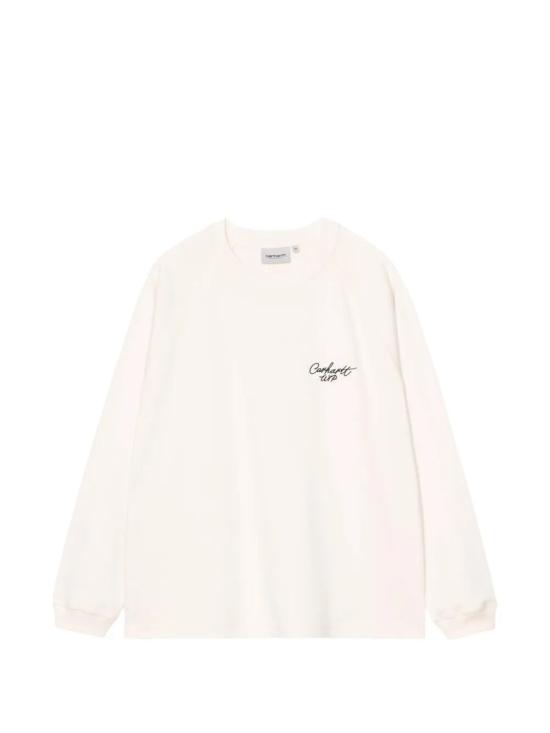 26FW 칼하트 WIP 긴팔 티셔츠 I037121 0D3XX WAX BLACK