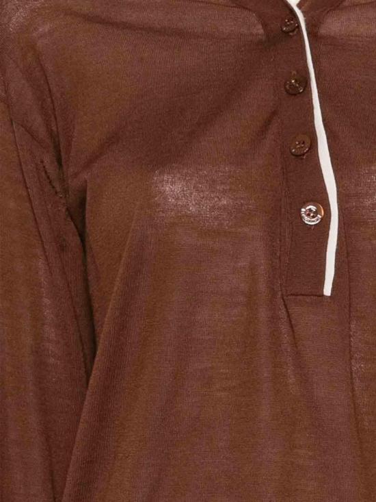26FW 세미쿠튀르 탑 Y6WC33SAMARAV130 BROWN - SEMI-COUTURE