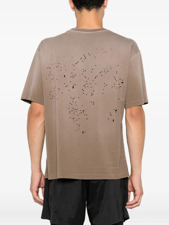 26FW 새티스파이 모스테크 티셔츠 11006 981E8 981E8 SUN BLEACHED RAIN DRUM WA - SATISFY