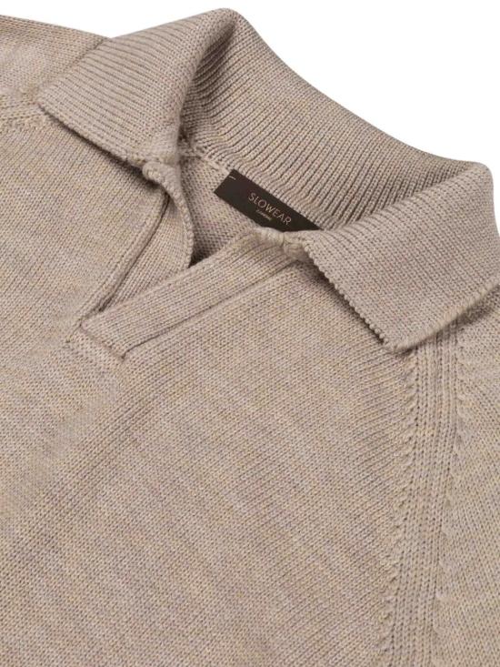 26FW 자노네 폴로 티셔츠 810402 ZN286 Z3663 BEIGE - ZANONE