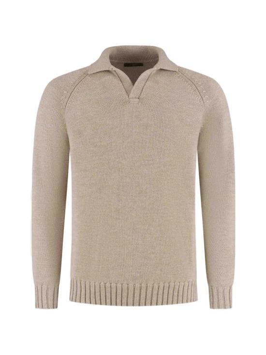 26FW 자노네 폴로 티셔츠 810402 ZN286 Z3663 BEIGE