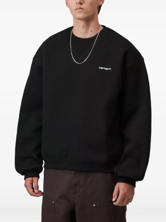 26FW 칼하트 WIP 긴팔 티셔츠 I037113 0D2XX BLACK WHITE - CARHARTT WIP