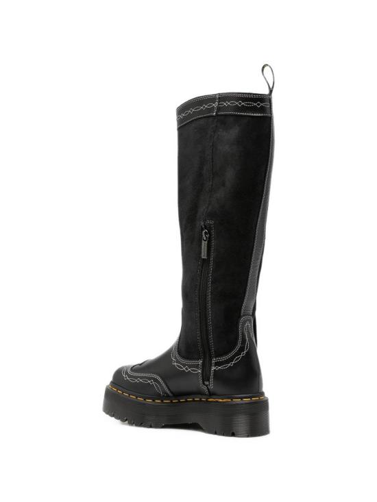 26FW 닥터마틴 부츠 43173001QUADHIDRBLK BLACK - DR.MARTENS