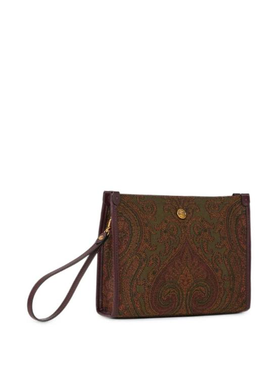 26FW 에트로 클러치/파우치 AQ13AWP2C0007S9890 GREEN - ETRO