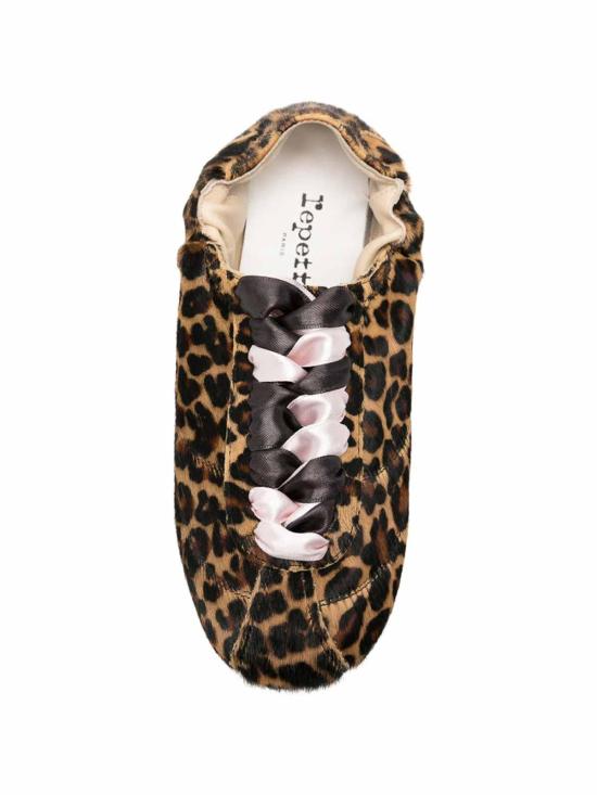 26FW 레페토 플랫 슈즈 V4230PONYDSLKTEN1479 BROWN - REPETTO