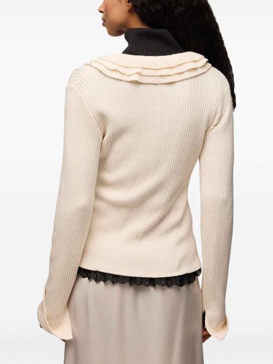 26FW 가니 탑 A1040528135 BEIGE - GANNI