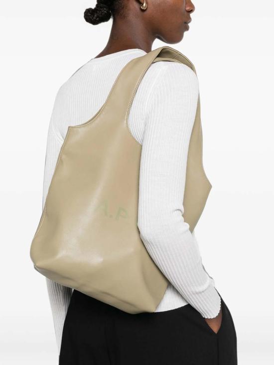 26FW 아페쎄 니논 스몰 토트백 PUAATM61861KBC LIGHT BROWN - A.P.C.