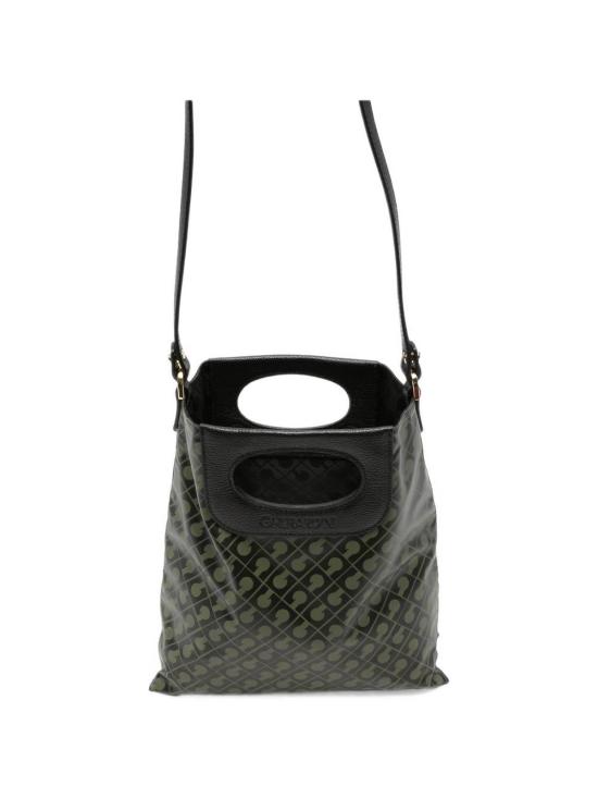 26FW 게라르디니 토트백 GHB0227DOPPIAPIATTINAMINIFOREST GREEN - GHERARDINI
