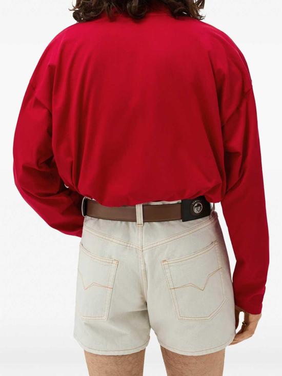 26FW 베르사체 폴로 티셔츠 1A1839110254291RC40 RED - VERSACE