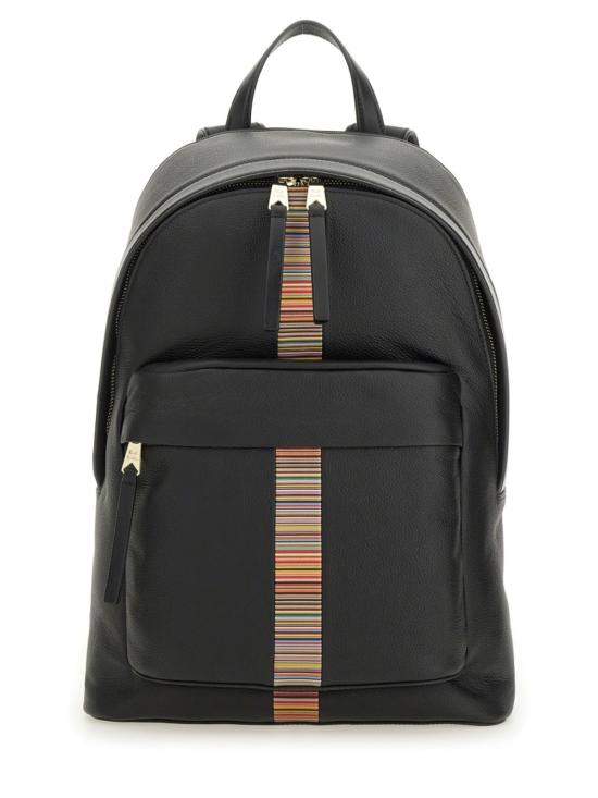  폴 스미스 백팩 시그니처 스트라이프  블랙 - PAUL SMITH