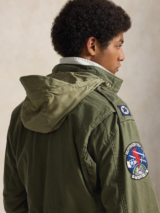 26FW 랄프 로렌 자켓 Giacca 필드 재킷 및 Patch Verde Militre - RALPH LAUREN