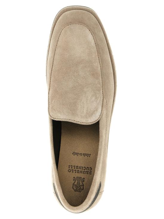  브루넬로 쿠치넬리 플랫 슈즈 LDMZSFG3300PC5859 BEIGE - BRUNELLO CUCINELLI