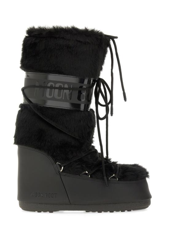 26FW 문부츠 MB 아이콘 폭스 퍼 부츠 80D1408900 N001 BLACK - MOON BOOT