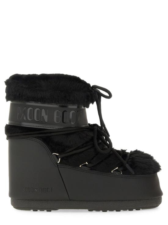 26FW 문부츠 아이콘 나일론 로우 부츠 80D1409390 N001 BLACK - MOON BOOT