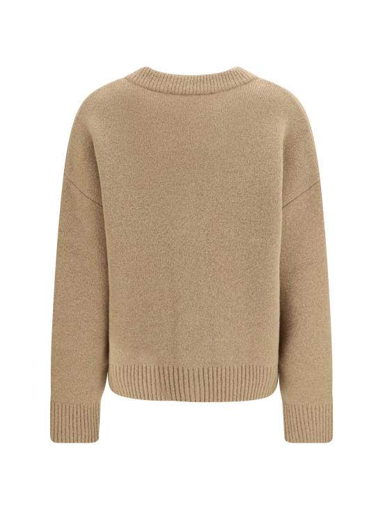 26FW 아미 빅 하트 로고 알파카 니트 가디건 UKC365 KN0135A278 BEIGE - AMI