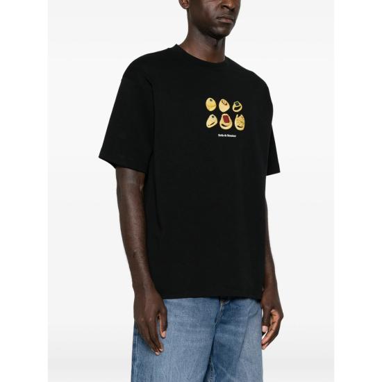 26FW 드롤드무슈 반팔 티셔츠 TS341 CO002BLACK - DROLE DE MONSIEUR