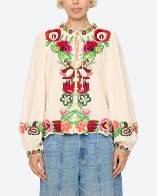  씨뉴욕 긴팔 티셔츠 AW26 058 CREAM - SEA NY