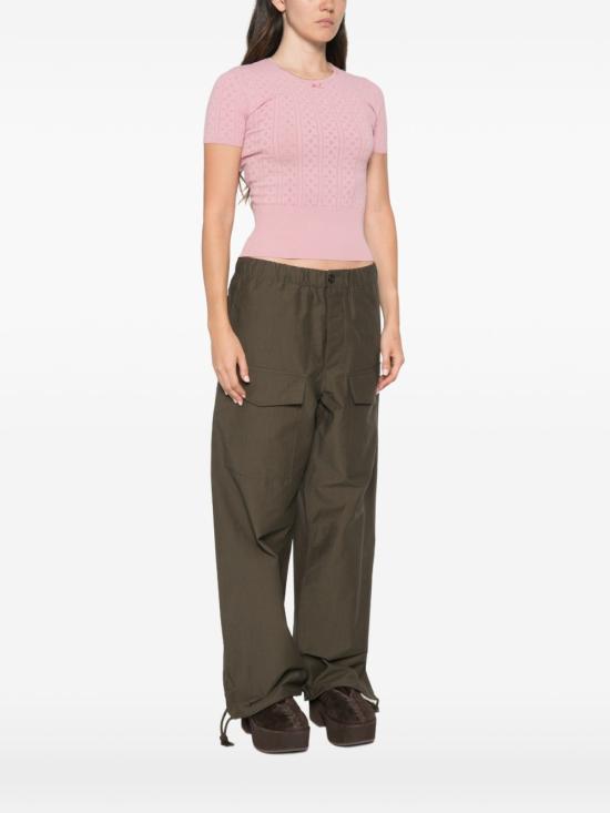 26FW JW앤더슨 반팔 티셔츠 KW1477 YN0309344 PINK - JW ANDERSON