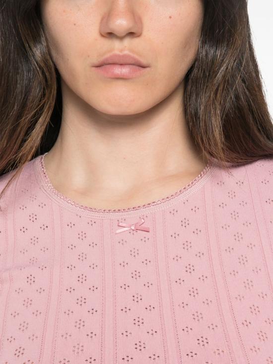 26FW JW앤더슨 반팔 티셔츠 KW1477 YN0309344 PINK - JW ANDERSON