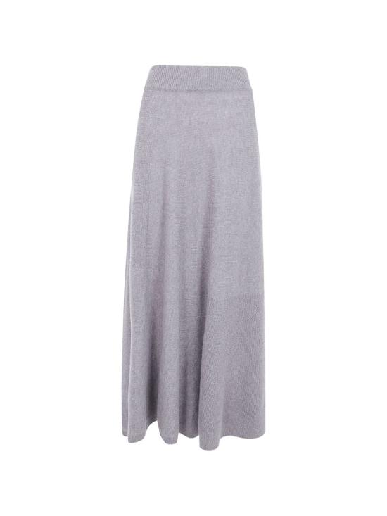 26FW 엠포리오 아르마니 미디 스커트 EW005641 AF29271U6200 GREY
