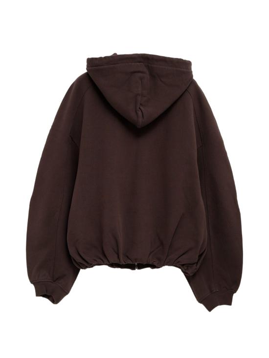 26FW 자크뮈스 후드 티셔츠 HOU00314AJ00325 881 DARK BROWN DOM - JACQUEMUS