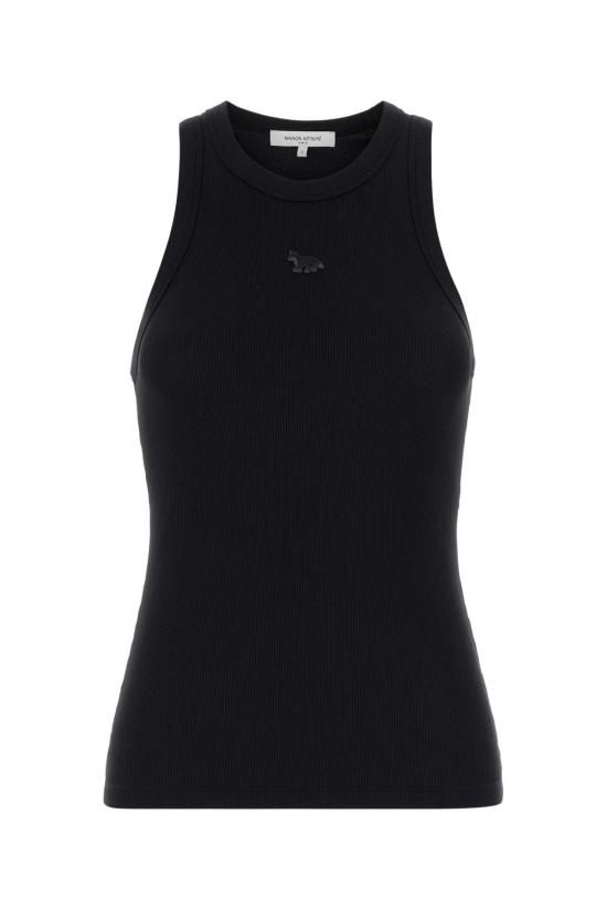26FW 메종키츠네 민소매 티셔츠 OW00604KA0034 P199 BLACK DOM