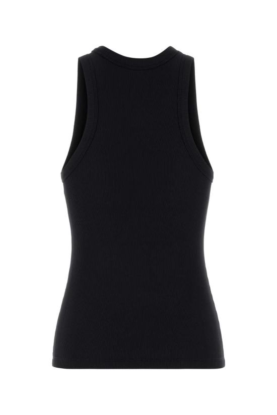26FW 메종키츠네 민소매 티셔츠 OW00604KA0034 P199 BLACK DOM - MAISON KITSUNE