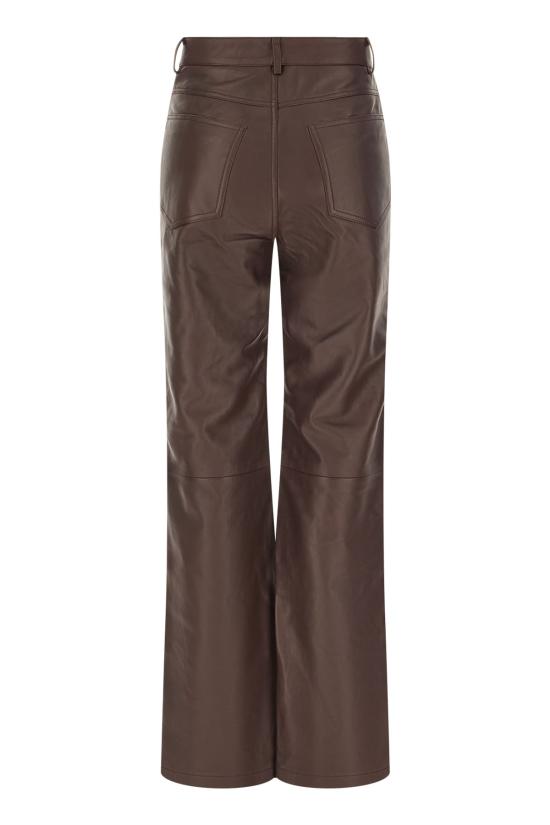 26FW 로테이트 가죽 팬츠 1170121667BCR1764 1667 Brown - ROTATE