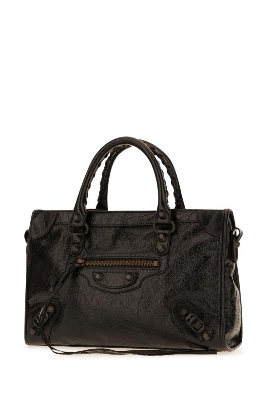26FW 발렌시아가 르 시티 백 스몰 8657622ACFH 1000 Black - BALENCIAGA