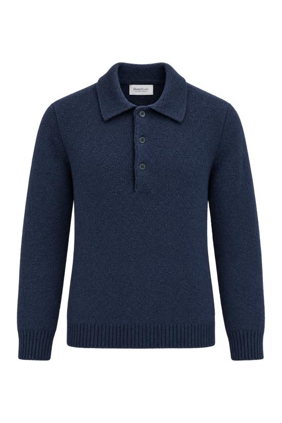 26FW 다이애나 스튜디오 스웨터 DW25M070024 377 BLUE DENIM
