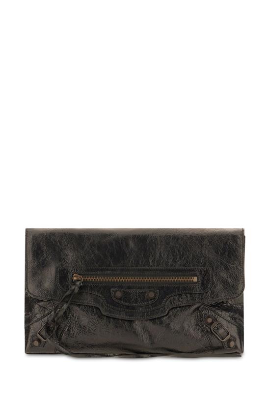 26FW 발렌시아가 르 시티 클러치 8733862ABEK 1000 Black