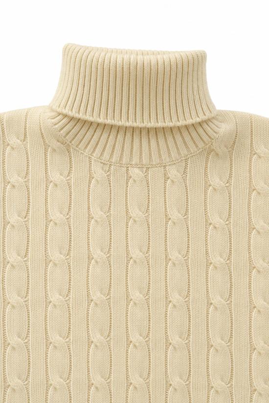 26FW 안드레 모리스 스웨터 260A65 217BIA BIANCO NATURALE - ANDRE MAURICE