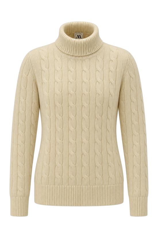 26FW 안드레 모리스 스웨터 260A65 217BIA BIANCO NATURALE
