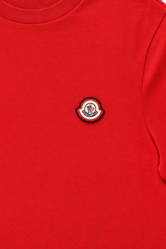 26FW 몽클레어 반팔 티셔츠 8C0004589B8Y 45D Rosso - MONCLER