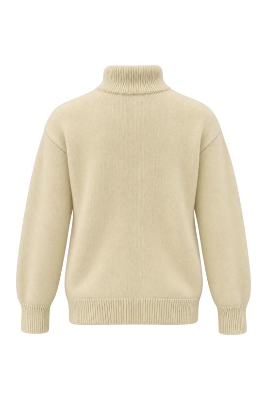 26FW 안드레 모리스 터틀넥 260A83 217BIA BIANCO NATURALE - ANDRE MAURICE