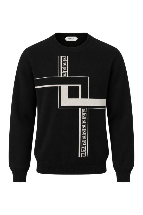 26FW 베르사체 스웨터 10267971A19057 1B000 BLACK