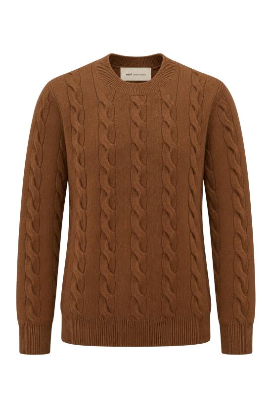 26FW 아미 스웨터 UKS880KN0189 280 CAMEL