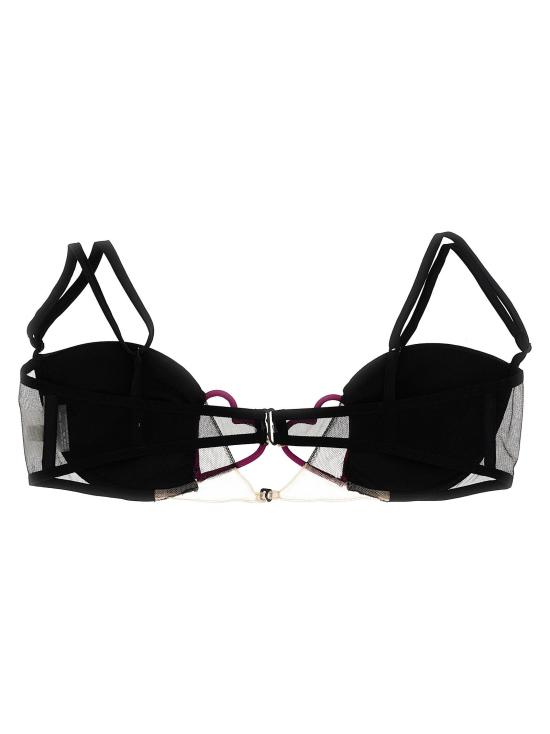  넨시 도자카 비치웨어 LDNDSS23LIN001BLKFCS BLACK - NENSI DOJAKA